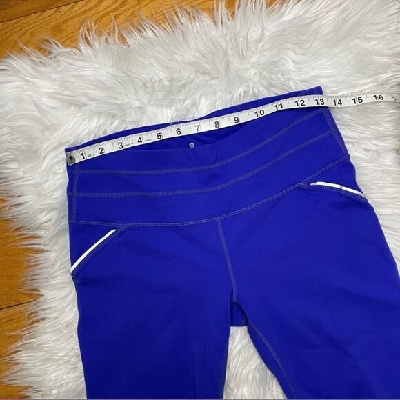Athleta Relay Capri Crop Leggings Vent Reflective M - Picture 4 of 8